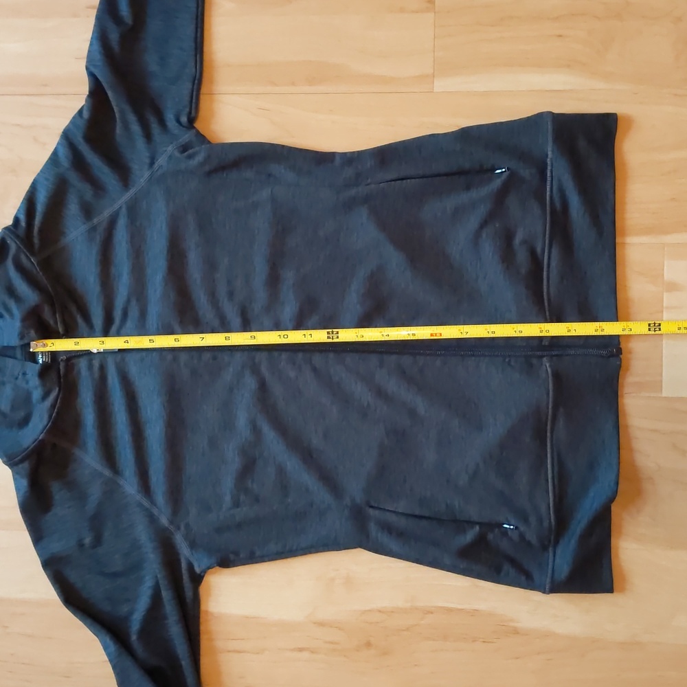 Brushed Fleece Tech Full Zip Jacket, fitted hoodie, Amazon Essentials, small - Picture 12 of 13